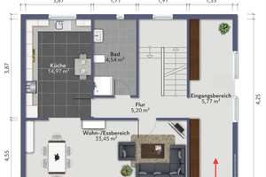Modernes Einfamilienhaus mit 4 Schlafzimmern & 3 Bädern und Garten in Weiskirchen – Die vollständige Adresse der Immobilie erhältst du vom Anbieter., 66709 Weiskirchen – Vorschaubild 29