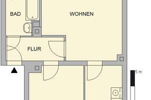 Tolle 2-Raum-Wohnung zum Sofortbezug – Sachsenring 10, 9127 Gablenz, Chemnitz – Vorschaubild 3