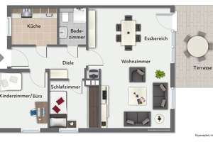 Kapitalanlage 3 1/2-Zimmer-Terrassen-Wohnung in Hamburg-Fuhlsbüttel - LANGFRISTIG VERMIETET – Die vollständige Adresse der Immobilie erhältst du vom Anbieter., 22335 Fuhlsbüttel, Hamburg – Vorschaubild 19