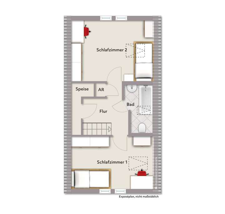 Haus mitte DG möbliert