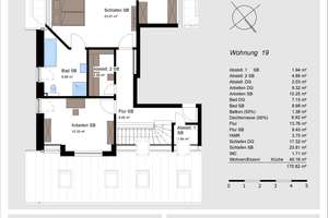 Hochwertige 4,5-Zimmer-Maisonettewohnung mit moderner Ausstattung in Hamburg-Eidelstedt – Pinneberger Chaussee 33a, 22523 Eidelstedt, Hamburg – Vorschaubild 3