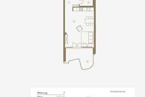 WE Nr. 7: Hübsches 1-Zimmer-Appartement im 1. OG mit großem Balkon – Prinzregenten Quartier 2|4|6 – Wagenbauerstraße 2, 81677 Parkstadt, München – Vorschaubild 4