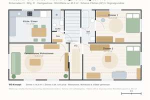 Renovierte 3-Zimmer-Dachgeschosswohnung (WG geeignet) – Einhornalle 41, 81377 Am Waldfriedhof, München – Vorschaubild 15