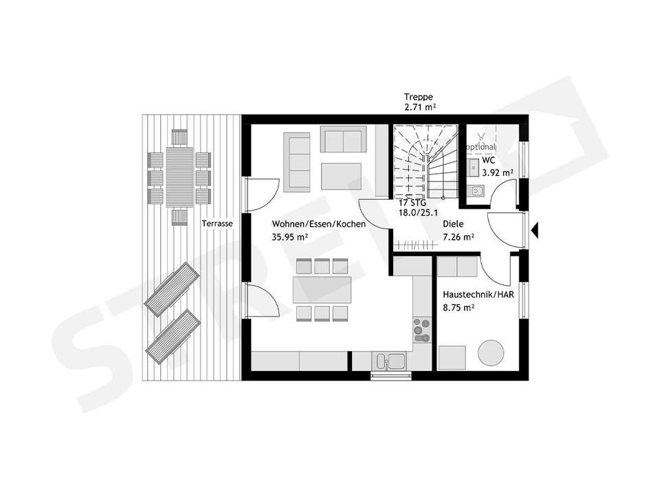 Grundriss Erdgeschoss