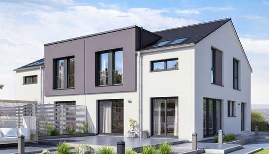 Bild von -DHH- Nachhaltig, innovativ und wertbeständig... moderne DHH inkl. Baugrundstück