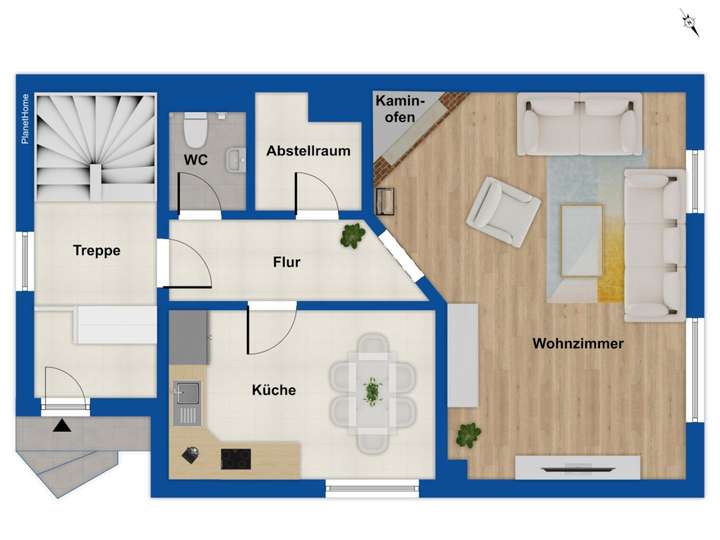 Mittleres Haus Erdgeschoss