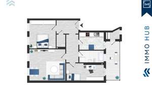 ++ Hochwertig ausgestattete 3-Zimmer-Wohnung mit großem Ostbalkon ++ – Die vollständige Adresse der Immobilie erhältst du vom Anbieter., 4179 Leutzsch, Leipzig – Vorschaubild 18