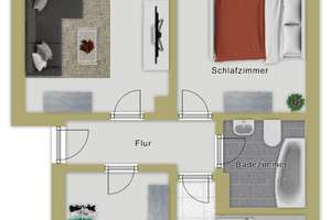 360° I Vermietete 3-Zimmerwohnung mit Balkon am Eselsberg – Die vollständige Adresse der Immobilie erhältst du vom Anbieter., 89075 Eselsberg, Ulm – Vorschaubild 12