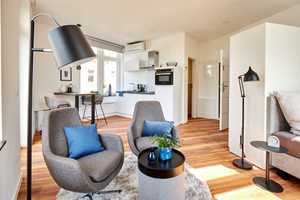 Schönes Apartment mit - Balkon, Klima, und alle NK inklusive – Gertrudisplatz 1, 40229 Düsseldorf – Vorschaubild 2