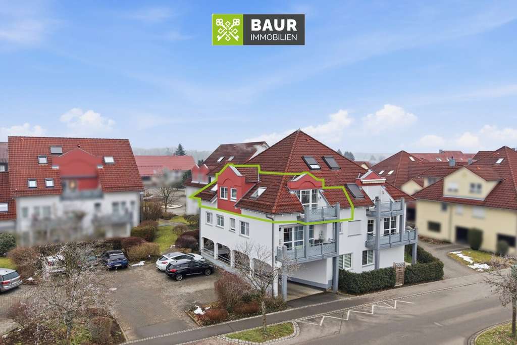 Immobilie in Meckenbeuren - 360°| Kompakt, charmant, bezahlbar – Dachgeschosswohnung mit Balkon in Meckenbeuren - Bild 0