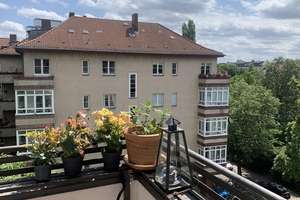 Blick zum Schoelerpark 2 Zi. + ca. 11 m² Raum in Dach als Sondernutzungsrecht – Schoelerpark 11, 10715 Wilmersdorf, Berlin – Vorschaubild 12