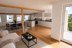 4-Zimmer-Maisonette-Dachgeschosswohnung im ruhigen Rückgebäude (Erstbezug)