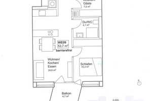 Sonniges 2,5 Zimmer Apartment mit Süd-Balkon, EBK, HWR, Fußbodenheizung - ERSTBEZUG NEUBAU – Berliner Straße 14, 10717 Berlin – Vorschaubild 7