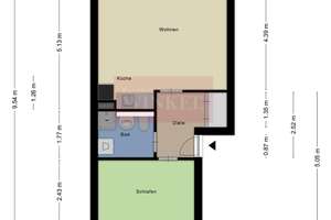 Renovierte 2-Zimmerwohnung mit TG-Platz in ruhiger Wohnlage von Plittersdorf -leerstehend- – Kolberger Straße 40, 53175 Plittersdorf, Bonn – Vorschaubild 9