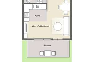 Bezugsfreie Single-Wohnung mit Gartenanteil und Einbauküche – Die vollständige Adresse der Immobilie erhältst du vom Anbieter., 4155 Gohlis-Süd, Leipzig – Vorschaubild 8