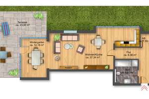 Erstbezug nach Modernisierung – exklusive Erdgeschosswohnung mit Garten in Oberneuland – Die vollständige Adresse der Immobilie erhältst du vom Anbieter., 28355 Oberneuland, Bremen – Vorschaubild 15