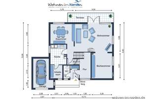 Molfsee Dorf- Grüne Oase: Architektenhaus mit riesigem Grundstück und raffinierter Ebenenstruktur – Die vollständige Adresse der Immobilie erhältst du vom Anbieter., 24113 Molfsee – Vorschaubild 35