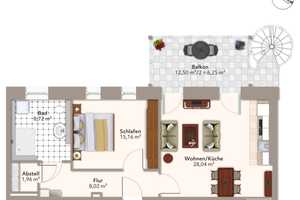 Energieeffiziente und moderne 2-Zimmer-Wohnung mit Balkon in Elbnähe! – Alt Salbke 74, 39122 Magdeburg – Vorschaubild 8