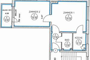 Provisionsfrei: Helle 2-Zimmer im 1. OG mit Garten-Balkon, bodentiefen Fenstern & Parkettboden – Käthnerort 1, 22083 Barmbek-Süd, Hamburg – Vorschaubild 10