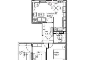 Großer, komfortabler Balkon! – Werner-Seelenbinder-Straße 1, 39118 Reform, Magdeburg – Vorschaubild 2