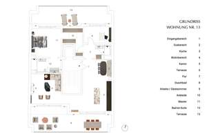 DAS PENTHOUSE AM FEENTEICH – Die vollständige Adresse der Immobilie erhältst du vom Anbieter., 22085 Uhlenhorst, Hamburg – Vorschaubild 9