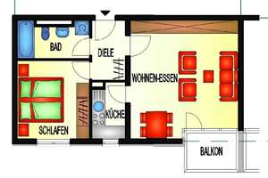Epsilon:  2-Zimmer / Balkon / Tiefgarage / Europaviertel – Robert-Bosch-Straße 8, 64293 Darmstadt-Nord, Darmstadt – Vorschaubild 15
