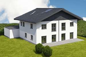 Neubau! Sonnige Doppelhaushälfte in ruhiger Lage – Die vollständige Adresse der Immobilie erhältst du vom Anbieter., 82538 Geretsried – Vorschaubild 1