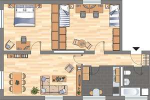 Renovierte 3-Zimmer-Wohnung in Kiel Gaarden-Ost – Ostring 51, 24143 Gaarden-Ost, Kiel – Vorschaubild 5