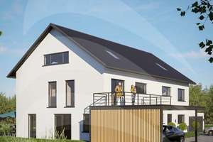 Passau-Ries: Große Neubau-Doppelhaushälfte in begehrter Lage mit Süd-West-Garten - KFW 40 – Die vollständige Adresse der Immobilie erhältst du vom Anbieter., 94034 Hacklberg, Passau – Vorschaubild 6