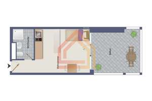 Bezugsfreies Apartment mit großzügigem Balkon und Außenstellplatz – Die vollständige Adresse der Immobilie erhältst du vom Anbieter., 50354 Klettenberg, Köln – Vorschaubild 8