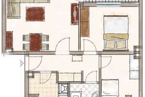 Wir renoviren für Sie!  gut geschnittene 3 Zimmer Wohnung mit Balkon in MG - Rheindhalen – Gerkerather Mühle 7, 41179 Rheindahlen-Mitte, Mönchengladbach – Vorschaubild 2