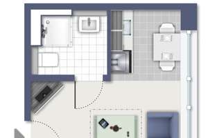 LENNER´S CAMPUSAPARTMENTS! Möblierte Apartments direkt an der UNI-Bochum! – Am Hochschulcampus 11, 44801 Querenburg, Bochum – Vorschaubild 7
