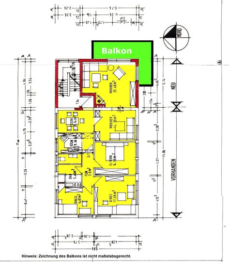 Grundriss 1.Obergeschoss