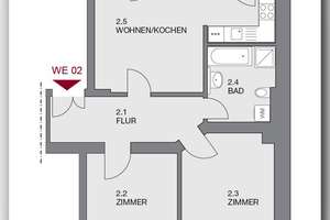 PROVISIONSFREI + PARKLAGE * Stilvolle 3-Raum-Altbauwohnung mit Balkon – 4299 Stötteritz, Leipzig – Vorschaubild 10