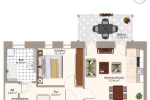 Moderne 2-Zimmer-Wohnung mit Balkon in Elbnähe
 – Alt Salbke 74, 39122 Magdeburg – Vorschaubild 9