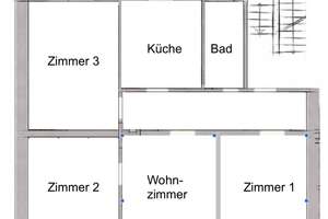 *****Großzügige & helle 4 Zimmer Wohnung mit West-Balkon in zentraler Lage - ab 01.08 verfügbar***** – Merowingerstraße 55, 40225 Bilk, Düsseldorf – Vorschaubild 2