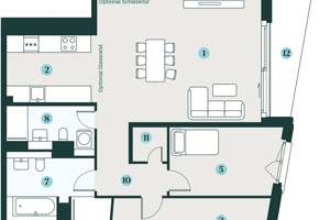 Stilvolle 4-Zimmer-Wohnung mit idealer Aufteilung für Familien – Schützenplatz 8, 1067 Wilsdruffer Vorstadt/Seevorstadt-West, Dresden – Vorschaubild 2