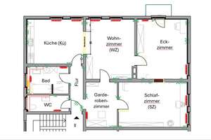 Freundliche 4-Zimmer-Wohnung in Darmstadt – Die vollständige Adresse der Immobilie erhältst du vom Anbieter., 64283 Mitte, Darmstadt – Vorschaubild 15