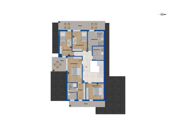 Grundriss - Dachgeschoss