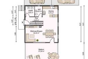 **RESERVIERT** Energieeffizientes Einfamilienhaus mit Panoramablick und Wellnessbereich!  – Neustadt a.d. Aisch-Bad Windsheim (Kreis) – Vorschaubild 44