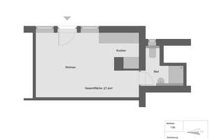 Helle 1-Zimmer- Wohnung im EG mit Zugang zum Garten – Katernberger Markt 1, 45327 Katernberg, Essen – Vorschaubild 11