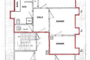 Drei Zimmer mit 78,25 m² im 3. Obergeschoss in Karlsruhe