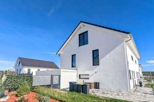 Neubau: 6-Raum-Doppelhaushälfte mit Garten, Garage, Fußbodenheizung & Wärmepumpe! – Leipzig (Kreis) – Vorschaubild 5