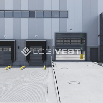 Projektierter Neubau einer Lager- und Logistikhalle