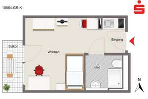 Studentenappartement im Regensburger Osten – Die vollständige Adresse der Immobilie erhältst du vom Anbieter., 93055 Ostenviertel, Regensburg – Vorschaubild 2