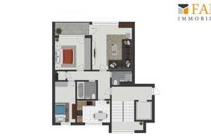 Platz für eigene Ideen: Leerstehende 3-Raum-Wohnung mit Balkon & Garage – 45219 Kettwig, Essen – Vorschaubild 14