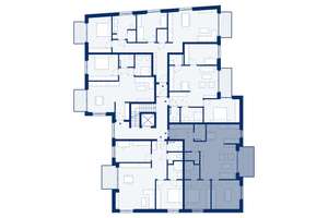 RESERVIERT! D13: Großzügige 3-Zimmerwohnung im 2.OG - Bad ensuite - Balkon zur Gartenseite – Villenstraße 4, 53129 Dottendorf, Bonn – Vorschaubild 2