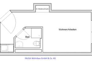 FÜR STUDENTEN/ Pendler: Apartment im EG, ab 01.02.2026 – Hermann-Wandersleb-Ring 10, 53121 Endenich, Bonn – Vorschaubild 1