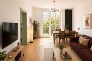 Stilvolle Altbauwohnung im berühmten Zuckerbäckerstil – Balkon mit Blick auf Architekturdenkmäler – Die vollständige Adresse der Immobilie erhältst du vom Anbieter., 10247 Friedrichshain, Berlin – Vorschaubild 2