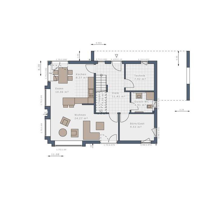 Grundriss Erdgeschoss